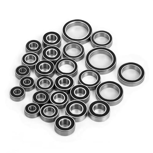 RC Auto Upgrade-Teile Kompatibel Mit Für traxxas Für TRX-4 1/10 RC Crawler Auto Upgrade Teile Zubehör 26Pcs Sealed Bearing Kit von JYYTERD