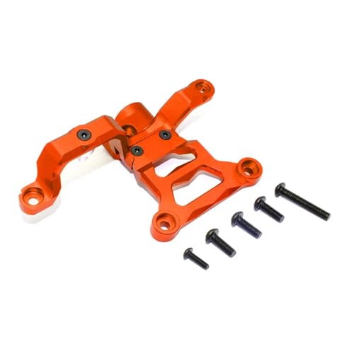 RC Auto Upgrade-Teile Kompatibel Mit Für traxxas Für X-MAXX 6S 8S 4WD Für Monster Truck 1/5 RC Car Upgrade-Teile Metalllenkung Bellcrank Support 7746(Orange) von JYYTERD