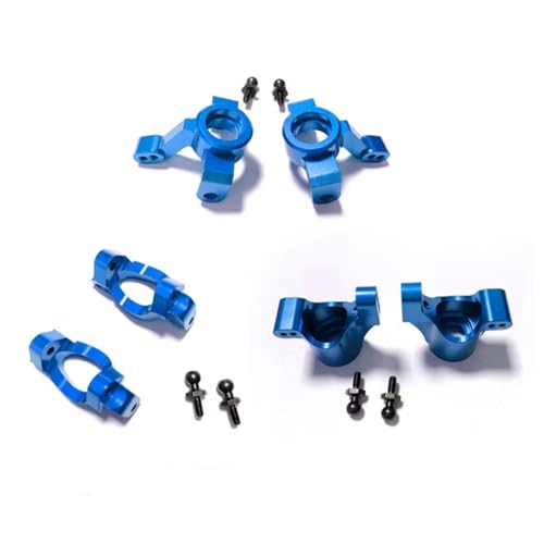 RC Teile Kompatibel Mit Traxxas Für Latrax Für Teton 1/18 RC-Auto-Tuning-Teile 6-teilige Lenkblöcke Aus Metall Mit Achsschenkelträgern von hjuink