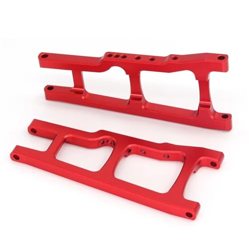 RC Teile Kompatibel Mit Traxxas Für Slash Für Stampede 4x4 Für Rustler 4WD 1/10 RC Auto Upgrade Teile Metall Vorder- Und Hinterradaufhängung Set 3655(Red) von hjuink