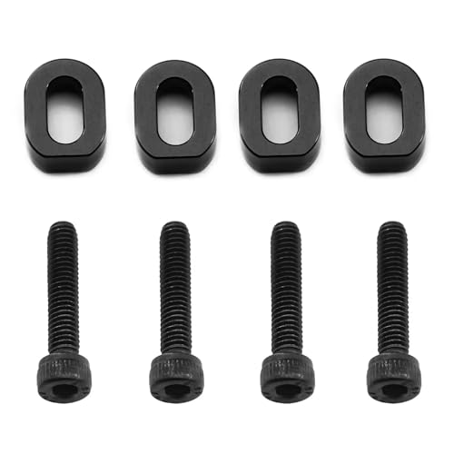RC Teile Kompatibel Mit XRT Für TRAXXAS 1/5 Für X-MAXX 6S 8S 1/6 RC Auto Upgrade Teile Zubehör Metall Motor Mount Unterlegscheiben Unterlegscheiben 7759 7759R(Black) von hjuink