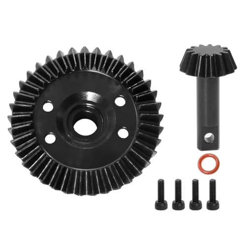 Rc Car Zubehör Kompatibel Mit Für traxxas Für Summit Für E-Revo 1/10 RC Autoteile 37T 13T Stahl Differentialgetriebe Set Zahnrad Ritzel 5379X 5679R(1 pc) von hjuink