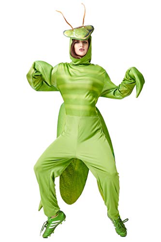 JYZCOS Betender Mantis Kostüm für Erwachsene Herren Damen Insektenkäfer Verkleidung grün von JYZCOS
