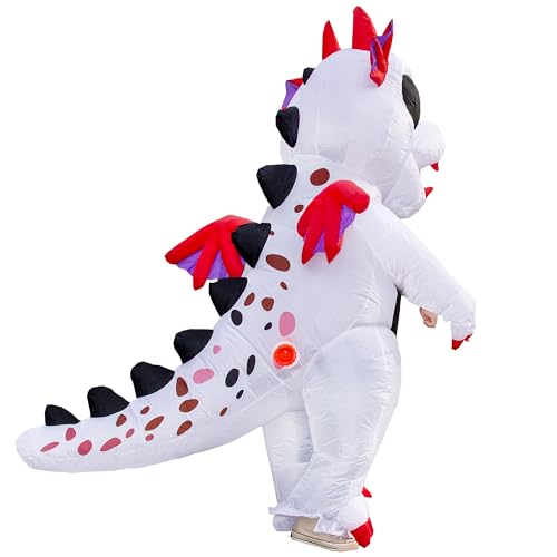 JYZCOS Geflügelter fliegender aufblasbarer Dinosaurier-Kostüm, Herren, Erwachsenengröße, aufblasbar, Halloween-Anzug, Unisex, geeignet für Halloween, Cosplay, Party JYZCOS Geflügelter fliegender aufblasbarer Dinosaurier-Kostüm, Herren, Erwachsenengröße, aufblasbar, Halloween-Anzug, Unisex, geeignet für Halloween, Cosplay, Party von JYZCOS