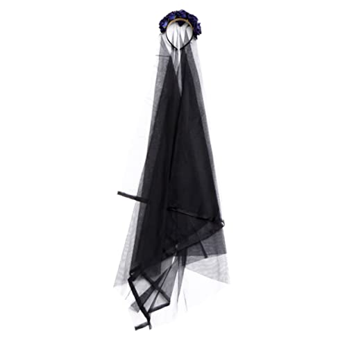 JZFOACHR 1 PC Halloween Rose Schleier Stirnband Hochzeitsdekoration Schwarze Risshaar JZFOACHR 1 PC Halloween Rose Schleier Stirnband Hochzeitsdekoration Schwarze Risshaar von JZFOACHR