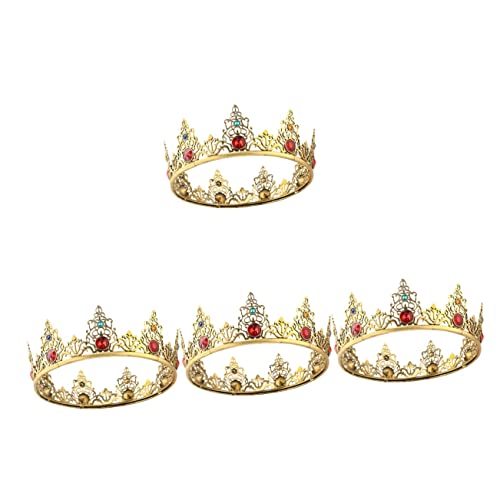 JZFOACHR 2pcs Barockkronen -Vintage -Zubehör Kronen für Männerzubehör Performance Kostümzubehör von JZFOACHR