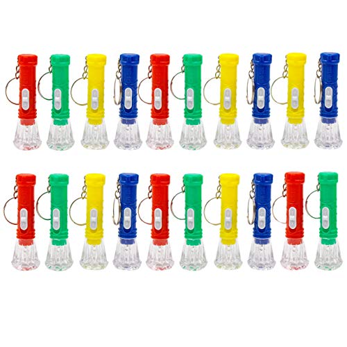 JZK 20 x Bunt Mini Schlüsselanhänger Taschenlampe Kindertaschenlampen Spielzeug für Kinder Party Geburtstag Party Favors Mitgebsel Gastgeschenk Geschenk JZK 20 x Bunt Mini Schlüsselanhänger Taschenlampe Kindertaschenlampen Spielzeug für Kinder Party Geburtstag Party Favors Mitgebsel Gastgeschenk Geschenk von JZK