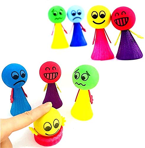 JZK 8 Stücke Klein Emoji Puppen Kinder Jumping Spielzeug Springbälle Hüpfball, Mitgebsel Gastgeschenk zum Kinder Geburtstag Kinderparty Garten Party JZK 8 Stücke Klein Emoji Puppen Kinder Jumping Spielzeug Springbälle Hüpfball, Mitgebsel Gastgeschenk zum Kinder Geburtstag Kinderparty Garten Party von JZK
