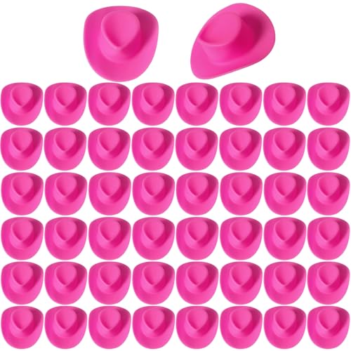 JZLEJC 50pcs Cowgirl Party Hüte Kunststoff Western Mini Cowboy Hüte, niedliche stilvolle Miniaturkappe für Schmuck Making DIY Decoration Clothing Supplies JZLEJC 50pcs Cowgirl Party Hüte Kunststoff Western Mini Cowboy Hüte, niedliche stilvolle Miniaturkappe für Schmuck Making DIY Decoration Clothing Supplies von JZLEJC