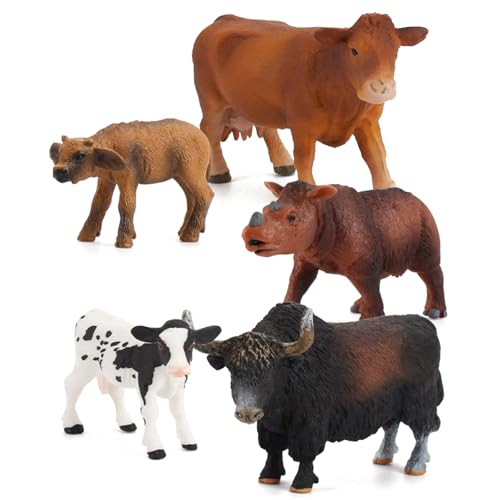 JZLEJC 5pcs/Set Animalfiguren Realistisches Plastikspielzeug, umweltfreundliche pädagogische Tierspielzeug für Kinder Lernen pädagogische Spielzeug, Geburtstagsgeschenk, Cake Toper JZLEJC 5pcs/Set Animalfiguren Realistisches Plastikspielzeug, umweltfreundliche pädagogische Tierspielzeug für Kinder Lernen pädagogische Spielzeug, Geburtstagsgeschenk, Cake Toper von JZLEJC