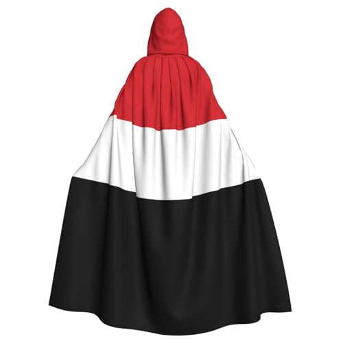 JZQZH Halloween-Kostüm mit jemenitischer Flagge, Zauberer-Kostüm, geeignet für Maskerade, Karneval und Mottopartys JZQZH Halloween-Kostüm mit jemenitischer Flagge, Zauberer-Kostüm, geeignet für Maskerade, Karneval und Mottopartys von JZQZH