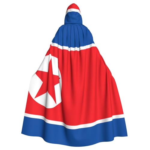 JZQZH Halloween-Kostüm mit koreanischer Flagge, Zauberer-Kostüm, geeignet für Maskerade, Karneval und Mottopartys von JZQZH