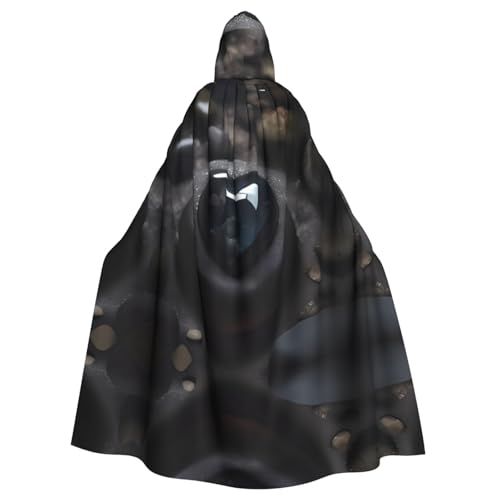 JZQZH Mysterious Love Stone Halloween Kapuzenumhang Zauberer Kostüm geeignet für Maskerade Karneval und Mottoparty von JZQZH