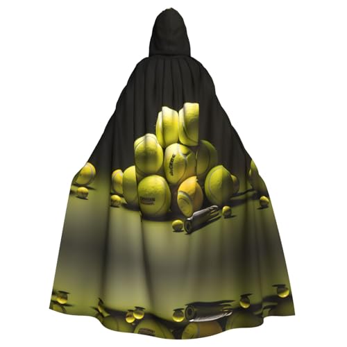 JZQZH Tennis-Diagramm, Halloween-Kapuzenumhang, Zauberer-Kostüm, geeignet für Maskerade, Karneval und Mottopartys JZQZH Tennis-Diagramm, Halloween-Kapuzenumhang, Zauberer-Kostüm, geeignet für Maskerade, Karneval und Mottopartys von JZQZH