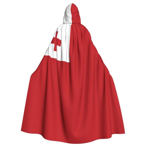 JZQZH Tonga-Flagge, Halloween-Kostüm mit Kapuze, Zauberer-Kostüm, geeignet für Maskerade, Karneval und Mottopartys JZQZH Tonga-Flagge, Halloween-Kostüm mit Kapuze, Zauberer-Kostüm, geeignet für Maskerade, Karneval und Mottopartys von JZQZH