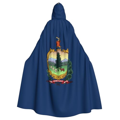 JZQZH Vermont State Flag Halloween Kapuzenumhang Zauberer Kostüm geeignet für Maskerade Karneval und Mottoparty JZQZH Vermont State Flag Halloween Kapuzenumhang Zauberer Kostüm geeignet für Maskerade Karneval und Mottoparty von JZQZH