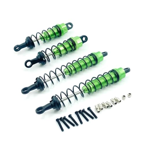 tKLNvZ 4 Stück 1/12 RC Car Upgrades Teile ZubehörMetallöl Stoßdämpfer kompatibel mit 12428 12423 12427 12429 FY-03(Green) von JZmXkA