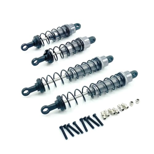 tKLNvZ 4 Stück 1/12 RC Car Upgrades Teile ZubehörMetallöl Stoßdämpfer kompatibel mit 12428 12423 12427 12429 FY-03(Titanium) von JZmXkA