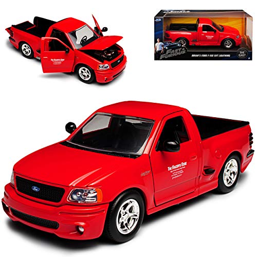 Ford F*150 SVT Lightning Rot Brian O'Connor Paul Walker The Fast and The Furious 1/24 Jada Modell Auto von Ja-da