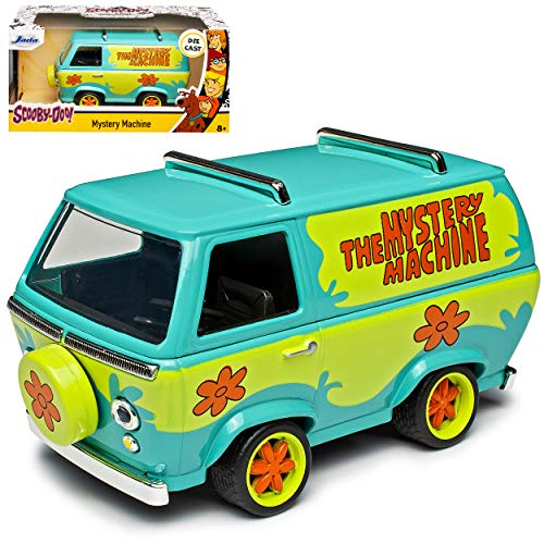 Scooby-DOO Mystery Machine 1/32 Jada Modell Auto mit individiuellem Wunschkennzeichen von Ja-da