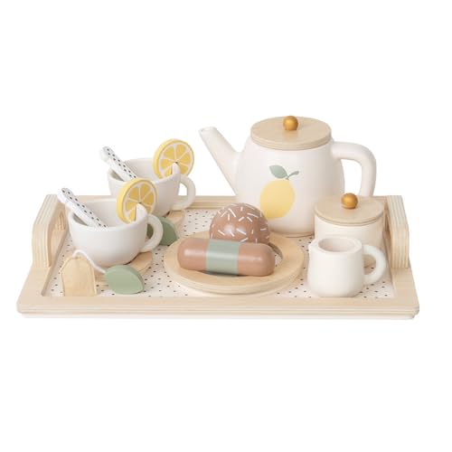 JABaDaBaDo Spielset Afternoon Tea / Zitrone, beliebtes Teeservice im niedlichen neuen Zitrone-Design, Holz, Sperrholz, Keramik, ab 3 J., REGT die Fantasie an, lädt EIN zum kreativen Rollenspiel JABaDaBaDo Spielset Afternoon Tea / Zitrone, beliebtes Teeservice im niedlichen neuen Zitrone-Design, Holz, Sperrholz, Keramik, ab 3 J., REGT die Fantasie an, lädt EIN zum kreativen Rollenspiel von JaBaDaBaDo