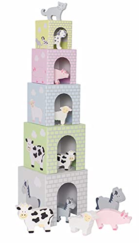 JaBaDaBaDo Stacking Cubes - Tier (JA-C2504) JaBaDaBaDo Stacking Cubes - Tier (JA-C2504) von JaBaDaBaDo