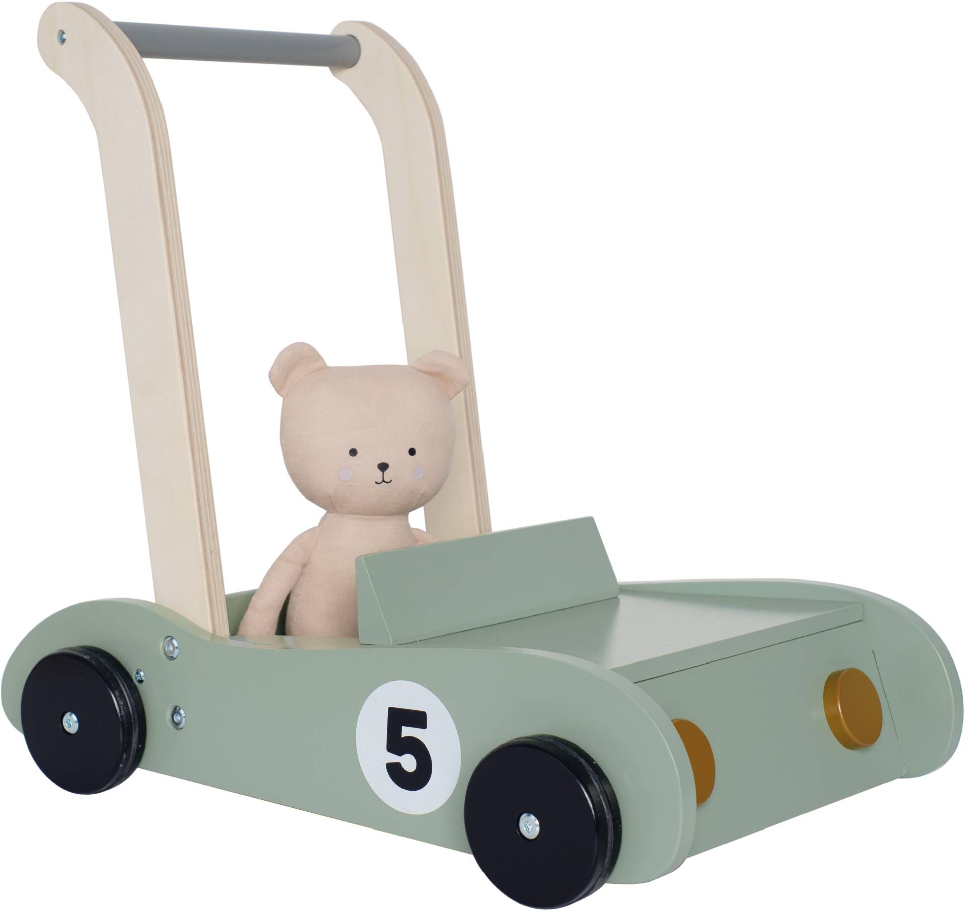 JaBaDaBaDo Lauflernwagen Teddyfleece, Babyspielzeug von JaBaDaBaDo