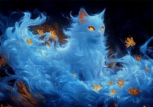 Puzzle 1000 Teile Abstrakt Puzzle Erwachsene Anspruchsvol Impossible Rätsel Katze 75x50cm Diy Kit Classic Holz jigsaw für Erwachsene und Kinder ab 14 Jahren, Auch Als Geschenke für Frauen Männer C-411 Puzzle 1000 Teile Abstrakt Puzzle Erwachsene Anspruchsvol Impossible Rätsel Katze 75x50cm Diy Kit Classic Holz jigsaw für Erwachsene und Kinder ab 14 Jahren, Auch Als Geschenke für Frauen Männer C-411 von Jaalinng