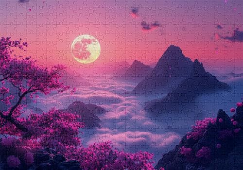 Puzzle 1000 Teile Berg Puzzle Erwachsene Anspruchsvol Impossible Rätsel Mond 75x50cm Diy Kit Classic Holz jigsaw für Erwachsene und Kinder ab 14 Jahren,Verfügbar Als Geschenke für Frauen Männer C-1007 Puzzle 1000 Teile Berg Puzzle Erwachsene Anspruchsvol Impossible Rätsel Mond 75x50cm Diy Kit Classic Holz jigsaw für Erwachsene und Kinder ab 14 Jahren,Verfügbar Als Geschenke für Frauen Männer C-1007 von Jaalinng