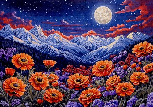 Puzzle 1000 Teile Blumen Puzzle Erwachsene Anspruchsvol Impossible Rätsel Berg 75x50cm DIY Classic Holz Jigsaw für Erwachsene und Kinder ab 14 Jahren, Verfügbar Als Geschenke für Frauen Männer C-970 Puzzle 1000 Teile Blumen Puzzle Erwachsene Anspruchsvol Impossible Rätsel Berg 75x50cm DIY Classic Holz Jigsaw für Erwachsene und Kinder ab 14 Jahren, Verfügbar Als Geschenke für Frauen Männer C-970 von Jaalinng
