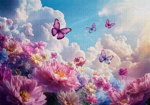 Puzzle 1000 Teile Blumen Puzzle Erwachsene Anspruchsvol Impossible Rätsel Schmetterling 75x50cm DIY Classic Holz Jigsaw für Erwachsene und Kinder ab 14 Jahren, Auch Geschenke für Frauen Männer C-871 Puzzle 1000 Teile Blumen Puzzle Erwachsene Anspruchsvol Impossible Rätsel Schmetterling 75x50cm DIY Classic Holz Jigsaw für Erwachsene und Kinder ab 14 Jahren, Auch Geschenke für Frauen Männer C-871 von Jaalinng