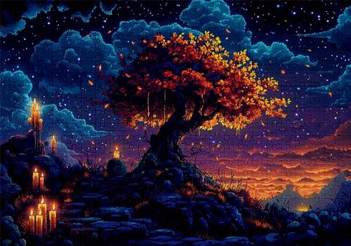 Puzzle 1000 Teile Landschaft Puzzle Erwachsene Anspruchsvol Impossible Rätsel Baum 75x50cm DIY Kit Classic Holz Jigsaw für Erwachsene und Kinder ab 14 Jahren, Auch Geschenke für Frauen Männer C-580 Puzzle 1000 Teile Landschaft Puzzle Erwachsene Anspruchsvol Impossible Rätsel Baum 75x50cm DIY Kit Classic Holz Jigsaw für Erwachsene und Kinder ab 14 Jahren, Auch Geschenke für Frauen Männer C-580 von Jaalinng