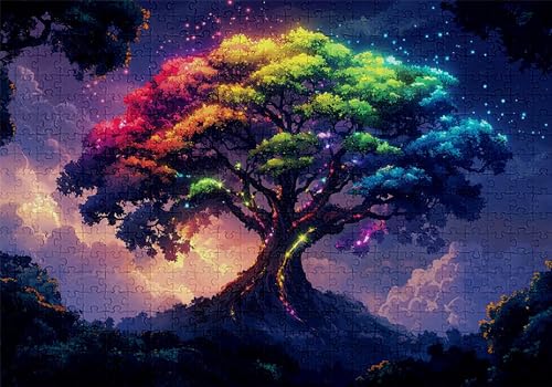 Puzzle 1000 Teile Landschaft Puzzle Erwachsene Anspruchsvol Impossible Rätsel Baum 75x50cm DIY Kit Classic Holz Jigsaw für Erwachsene und Kinder ab 14 Jahren, Auch Geschenke für Frauen Männer C-658 Puzzle 1000 Teile Landschaft Puzzle Erwachsene Anspruchsvol Impossible Rätsel Baum 75x50cm DIY Kit Classic Holz Jigsaw für Erwachsene und Kinder ab 14 Jahren, Auch Geschenke für Frauen Männer C-658 von Jaalinng