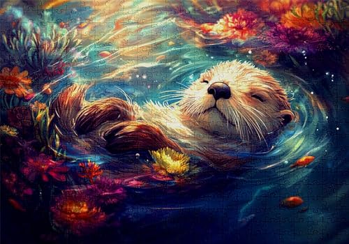 Puzzle 1000 Teile Otter Puzzle Erwachsene Anspruchsvol Impossible Rätsel Blumen 75x50cm DIY Classic Holz Jigsaw für Erwachsene und Kinder ab 14 Jahren, Verfügbar Als Geschenke für Frauen Männer C-432 Puzzle 1000 Teile Otter Puzzle Erwachsene Anspruchsvol Impossible Rätsel Blumen 75x50cm DIY Classic Holz Jigsaw für Erwachsene und Kinder ab 14 Jahren, Verfügbar Als Geschenke für Frauen Männer C-432 von Jaalinng