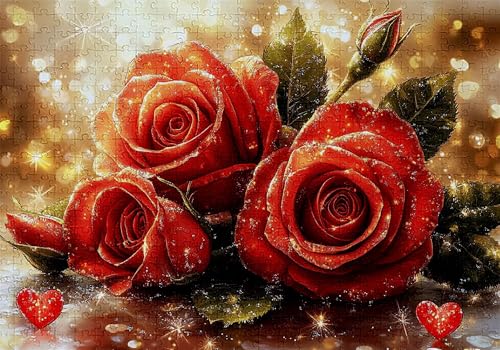 Puzzle 1000 Teile Rose Puzzle Erwachsene Anspruchsvol Impossible Rätsel Liebe 75x50cm Diy Kit Classic Holz jigsaw für Erwachsene und Kinder ab 14 Jahren,Verfügbar Als Geschenke für Frauen Männer C-298 Puzzle 1000 Teile Rose Puzzle Erwachsene Anspruchsvol Impossible Rätsel Liebe 75x50cm Diy Kit Classic Holz jigsaw für Erwachsene und Kinder ab 14 Jahren,Verfügbar Als Geschenke für Frauen Männer C-298 von Jaalinng