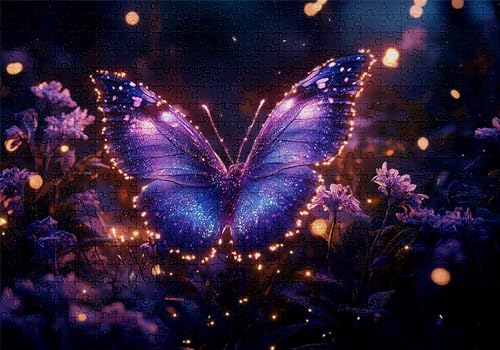 Puzzle 1000 Teile Schmetterling Puzzle Erwachsene Anspruchsvol Impossible Rätsel Blumen 75x50cm DIY Classic Holz Jigsaw für Erwachsene und Kinder ab 14 Jahren, Auch Geschenke für Frauen Männer C-868 Puzzle 1000 Teile Schmetterling Puzzle Erwachsene Anspruchsvol Impossible Rätsel Blumen 75x50cm DIY Classic Holz Jigsaw für Erwachsene und Kinder ab 14 Jahren, Auch Geschenke für Frauen Männer C-868 von Jaalinng