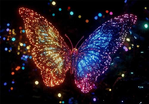 Puzzle 1000 Teile Schmetterling Puzzle Erwachsene Anspruchsvol Impossible Rätsel Traum 75x50cm Diy Kit Classic Holz jigsaw für Erwachsene und Kinder ab 14 Jahren,Auch Geschenke für Frauen Männer C-906 Puzzle 1000 Teile Schmetterling Puzzle Erwachsene Anspruchsvol Impossible Rätsel Traum 75x50cm Diy Kit Classic Holz jigsaw für Erwachsene und Kinder ab 14 Jahren,Auch Geschenke für Frauen Männer C-906 von Jaalinng