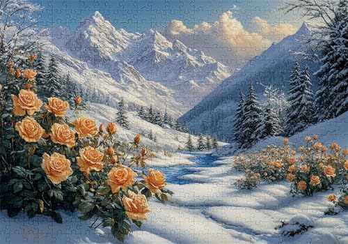 Puzzle 1000 Teile Schneeberg Puzzle Erwachsene Anspruchsvol Impossible Rätsel Rose 75x50cm DIY Kit Classic Holz Jigsaw für Erwachsene und Kinder ab 14 Jahren, Auch Geschenke für Frauen Männer C-643 Puzzle 1000 Teile Schneeberg Puzzle Erwachsene Anspruchsvol Impossible Rätsel Rose 75x50cm DIY Kit Classic Holz Jigsaw für Erwachsene und Kinder ab 14 Jahren, Auch Geschenke für Frauen Männer C-643 von Jaalinng