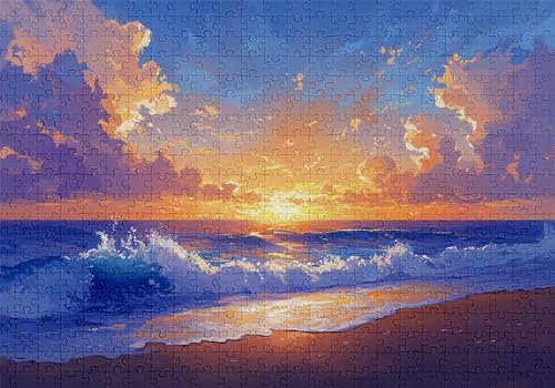Puzzle 1000 Teile Strand Puzzle Erwachsene Anspruchsvol Impossible Rätsel Sonnenuntergang 75x50cm Diy Classic Holz jigsaw für Erwachsene und Kinder ab 14 Jahren, Auch Geschenke für Frauen Männer C-948 Puzzle 1000 Teile Strand Puzzle Erwachsene Anspruchsvol Impossible Rätsel Sonnenuntergang 75x50cm Diy Classic Holz jigsaw für Erwachsene und Kinder ab 14 Jahren, Auch Geschenke für Frauen Männer C-948 von Jaalinng