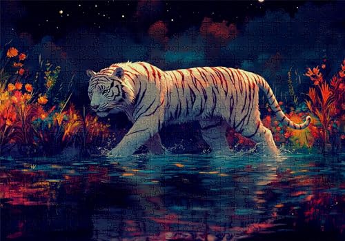 Puzzle 1000 Teile Tier Puzzle Erwachsene Anspruchsvol Impossible Rätsel Tiger 75x50cm Diy Kit Classic Holz jigsaw für Erwachsene und Kinder ab 14 Jahren,Verfügbar Als Geschenke für Frauen Männer C-126 Puzzle 1000 Teile Tier Puzzle Erwachsene Anspruchsvol Impossible Rätsel Tiger 75x50cm Diy Kit Classic Holz jigsaw für Erwachsene und Kinder ab 14 Jahren,Verfügbar Als Geschenke für Frauen Männer C-126 von Jaalinng