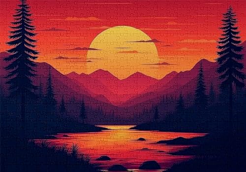 Puzzle 1000 Teile Wald Puzzle Erwachsene Anspruchsvol Impossible Rätsel Landschaft 75x50cm DIY Kit Classic Holz Jigsaw für Erwachsene und Kinder ab 14 Jahren, Auch Geschenke für Frauen Männer C-125 Puzzle 1000 Teile Wald Puzzle Erwachsene Anspruchsvol Impossible Rätsel Landschaft 75x50cm DIY Kit Classic Holz Jigsaw für Erwachsene und Kinder ab 14 Jahren, Auch Geschenke für Frauen Männer C-125 von Jaalinng