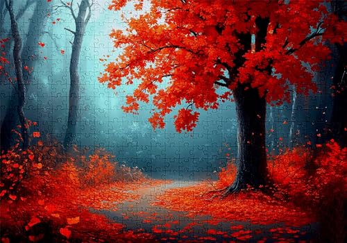 Puzzle 1000 Teile Wald Puzzle Erwachsene Anspruchsvol Impossible Rätsel Landschaft 75x50cm DIY Kit Classic Holz Jigsaw für Erwachsene und Kinder ab 14 Jahren, Auch Geschenke für Frauen Männer C-898 Puzzle 1000 Teile Wald Puzzle Erwachsene Anspruchsvol Impossible Rätsel Landschaft 75x50cm DIY Kit Classic Holz Jigsaw für Erwachsene und Kinder ab 14 Jahren, Auch Geschenke für Frauen Männer C-898 von Jaalinng