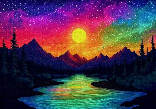 Puzzle 1000 Teile Wald Puzzle Erwachsene Anspruchsvol Impossible Rätsel Mond 75x50cm Diy Kit Classic Holz jigsaw für Erwachsene und Kinder ab 14 Jahren,Auch Verfügbar Geschenke für Frauen Männer C-204 Puzzle 1000 Teile Wald Puzzle Erwachsene Anspruchsvol Impossible Rätsel Mond 75x50cm Diy Kit Classic Holz jigsaw für Erwachsene und Kinder ab 14 Jahren,Auch Verfügbar Geschenke für Frauen Männer C-204 von Jaalinng