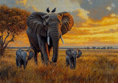 Puzzle 1000 Teile Wiese Puzzle Erwachsene Anspruchsvol Impossible Rätsel Elefant 75x50cm Diy Classic Holz jigsaw für Erwachsene und Kinder ab 14 Jahren, Verfügbar Als Geschenke für Frauen Männer C-532 Puzzle 1000 Teile Wiese Puzzle Erwachsene Anspruchsvol Impossible Rätsel Elefant 75x50cm Diy Classic Holz jigsaw für Erwachsene und Kinder ab 14 Jahren, Verfügbar Als Geschenke für Frauen Männer C-532 von Jaalinng