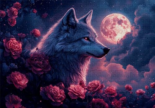 Puzzle 1000 Teile Wolf Puzzle Erwachsene Anspruchsvol Impossible Rätsel Mond 75x50cm Diy Kit Classic Holz jigsaw für Erwachsene und Kinder ab 14 Jahren,Auch Verfügbar Geschenke für Frauen Männer C-592 Puzzle 1000 Teile Wolf Puzzle Erwachsene Anspruchsvol Impossible Rätsel Mond 75x50cm Diy Kit Classic Holz jigsaw für Erwachsene und Kinder ab 14 Jahren,Auch Verfügbar Geschenke für Frauen Männer C-592 von Jaalinng