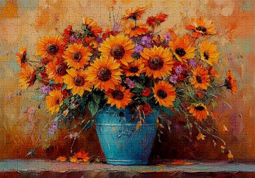 Puzzle 1500 Teile Abstrakt Puzzle Erwachsene Anspruchsvol Impossible Rätsel Sonnenblume 87x57cm DIY Classic Holz Jigsaw für Erwachsene und Kinder ab 14 Jahren, Auch Geschenke für Frauen Männer C-302 Puzzle 1500 Teile Abstrakt Puzzle Erwachsene Anspruchsvol Impossible Rätsel Sonnenblume 87x57cm DIY Classic Holz Jigsaw für Erwachsene und Kinder ab 14 Jahren, Auch Geschenke für Frauen Männer C-302 von Jaalinng