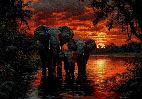 Puzzle 1500 Teile Afrika Puzzle Erwachsene Anspruchsvol Impossible Rätsel Elefant 87x57cm Diy Kit Classic Holz jigsaw für Erwachsene und Kinder ab 14 Jahren, Auch Als Geschenke für Frauen Männer C-194 Puzzle 1500 Teile Afrika Puzzle Erwachsene Anspruchsvol Impossible Rätsel Elefant 87x57cm Diy Kit Classic Holz jigsaw für Erwachsene und Kinder ab 14 Jahren, Auch Als Geschenke für Frauen Männer C-194 von Jaalinng