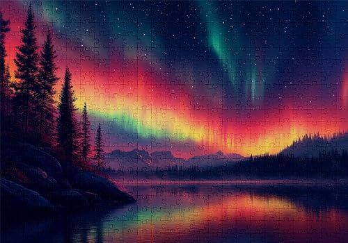 Puzzle 1500 Teile Aurora Puzzle Erwachsene Anspruchsvol Impossible Rätsel See 87x57cm Diy Kit Classic Holz jigsaw für Erwachsene und Kinder ab 14 Jahren,Verfügbar Als Geschenke für Frauen Männer C-333 Puzzle 1500 Teile Aurora Puzzle Erwachsene Anspruchsvol Impossible Rätsel See 87x57cm Diy Kit Classic Holz jigsaw für Erwachsene und Kinder ab 14 Jahren,Verfügbar Als Geschenke für Frauen Männer C-333 von Jaalinng