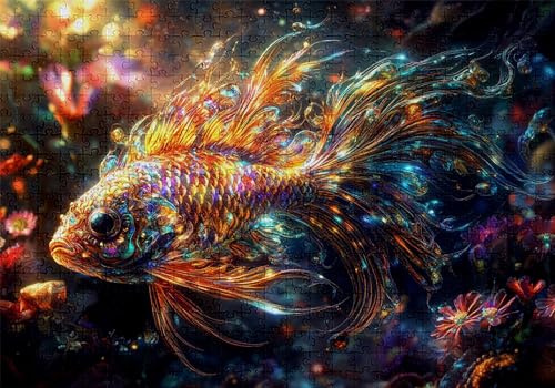 Puzzle 1500 Teile Fisch Puzzle Erwachsene Anspruchsvol Impossible Rätsel Blumen 87x57cm DIY Classic Holz Jigsaw für Erwachsene und Kinder ab 14 Jahren, Verfügbar Als Geschenke für Frauen Männer C-621 Puzzle 1500 Teile Fisch Puzzle Erwachsene Anspruchsvol Impossible Rätsel Blumen 87x57cm DIY Classic Holz Jigsaw für Erwachsene und Kinder ab 14 Jahren, Verfügbar Als Geschenke für Frauen Männer C-621 von Jaalinng