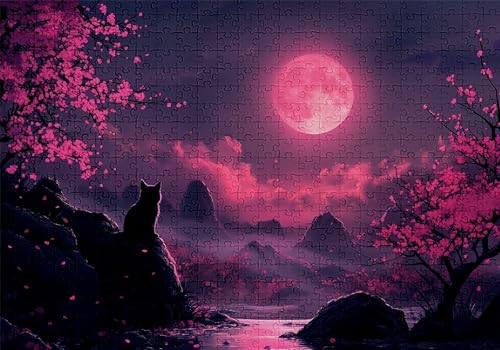 Puzzle 1500 Teile Katze Puzzle Erwachsene Anspruchsvol Impossible Rätsel Mond 87x57cm Diy Kit Classic Holz jigsaw für Erwachsene und Kinder ab 14 Jahren,Verfügbar Als Geschenke für Frauen Männer C-507 Puzzle 1500 Teile Katze Puzzle Erwachsene Anspruchsvol Impossible Rätsel Mond 87x57cm Diy Kit Classic Holz jigsaw für Erwachsene und Kinder ab 14 Jahren,Verfügbar Als Geschenke für Frauen Männer C-507 von Jaalinng